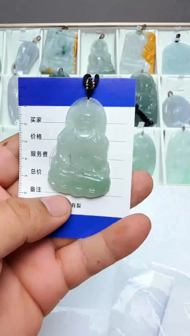 【闪购商品】翡翠颈饰未镶嵌缅甸天然A货翡翠