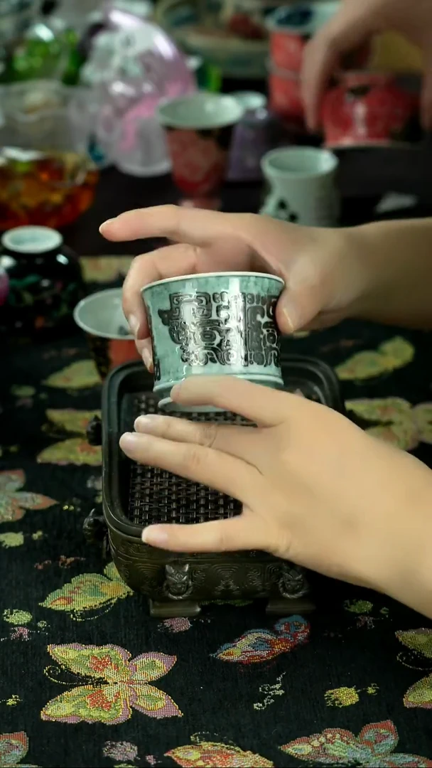 今天炸绝版茶具 蹲蹲更健康