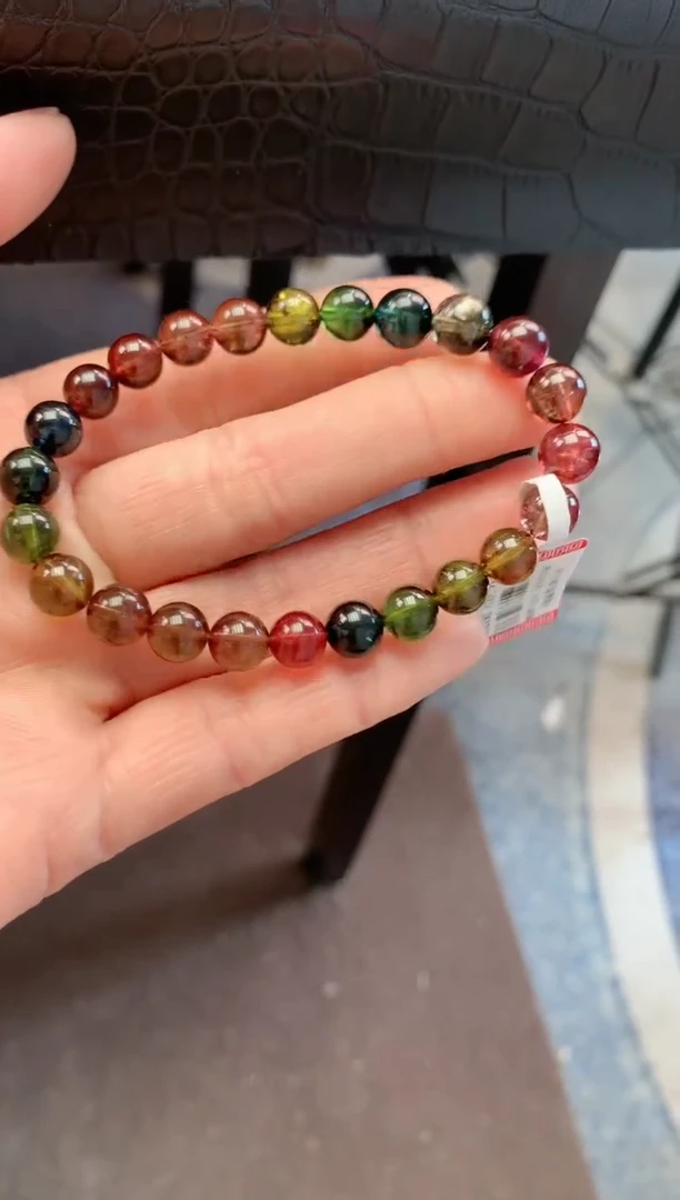 【闪购商品】碧玺手串未镶嵌多样性发一条