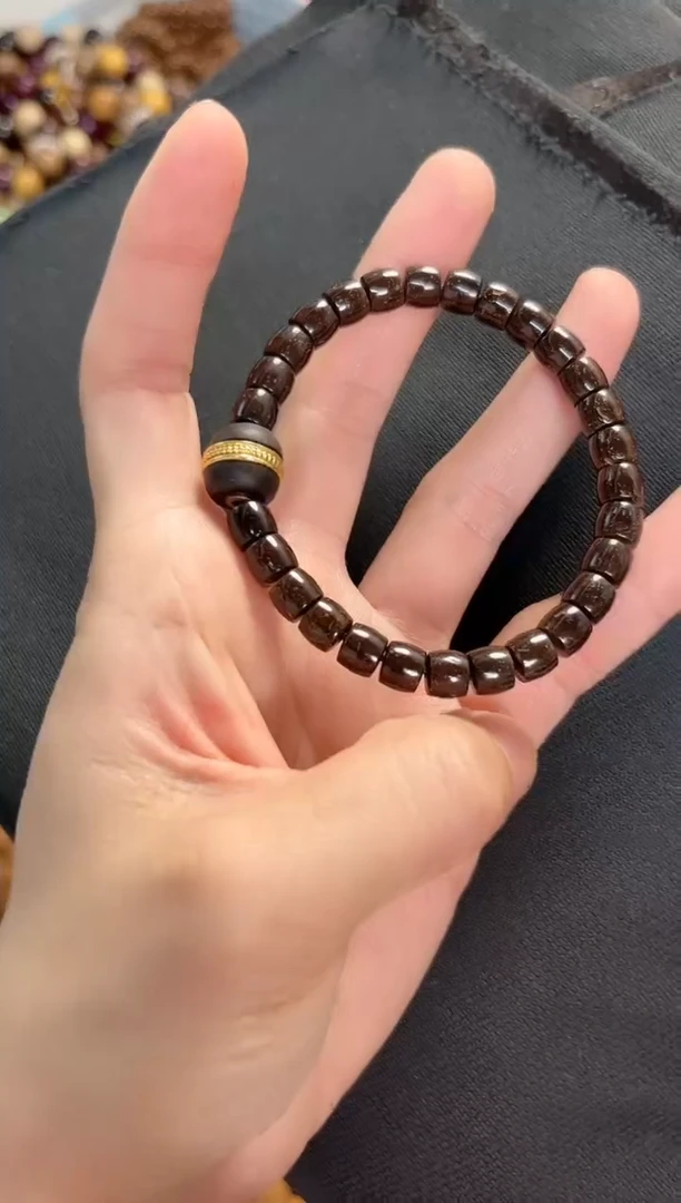 椰蒂手串/手链椰蒂直切沉贵宝汉堡 7*6mm