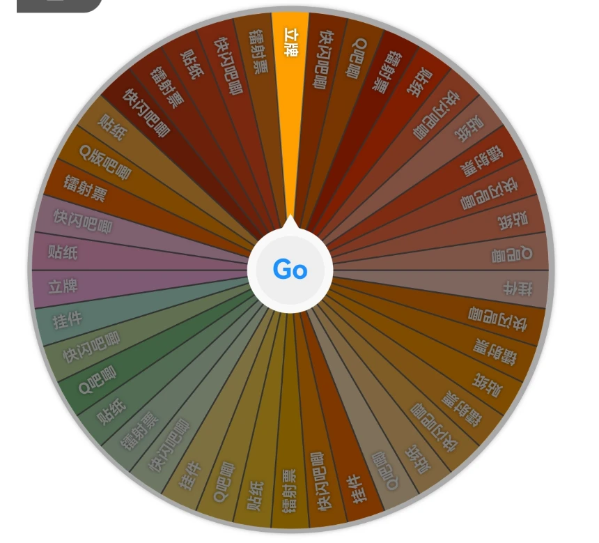 【大转盘】日谷母鸡卡周边二次元潮玩吧唧，挂件，立牌，贴纸，镭射票，