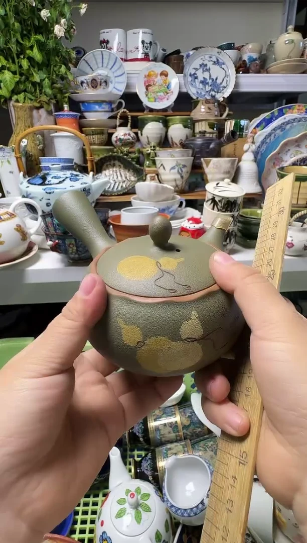 中古瓷器，默认微瑕-高资底款，好看漂亮。087