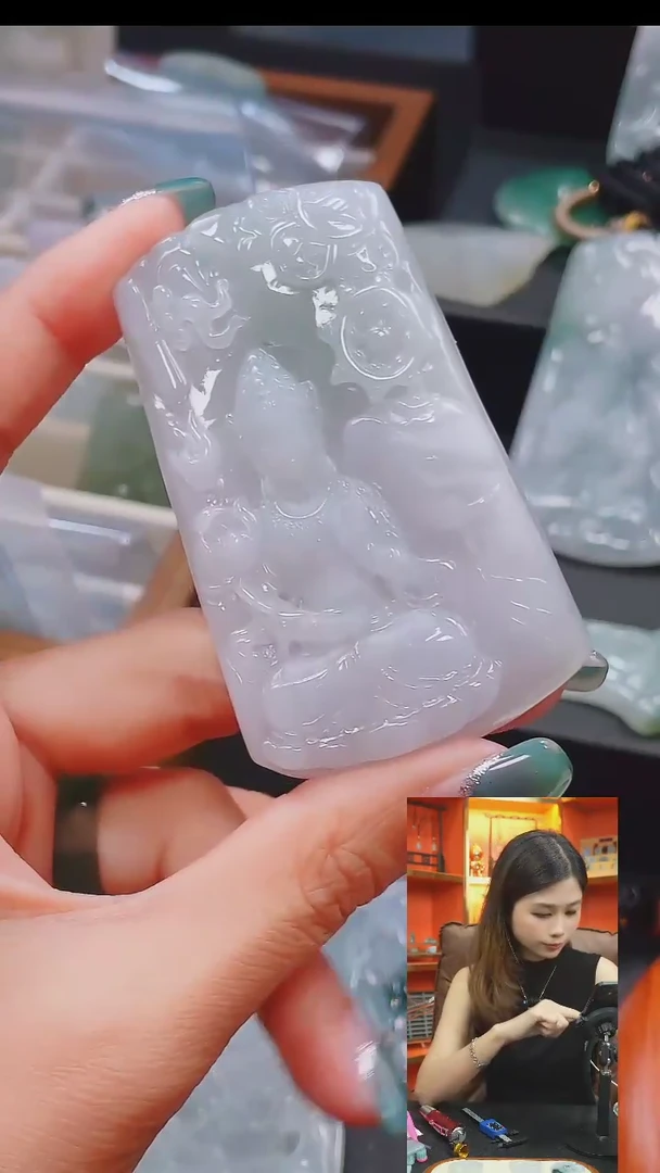 颈饰未镶嵌翡翠普贤