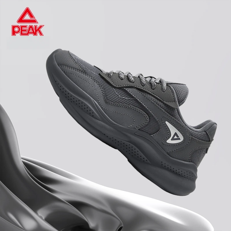 匹克云程运动鞋厚底复古男鞋情侣百搭老爹鞋女舒适休闲鞋DE330417