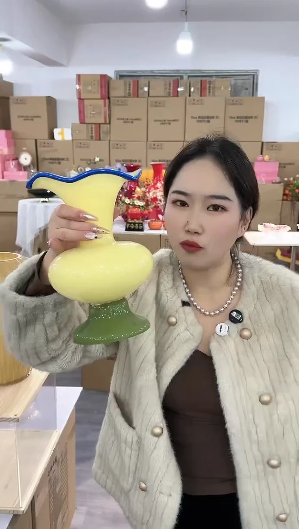 【闪购商品】琉璃简屿花器E-品16