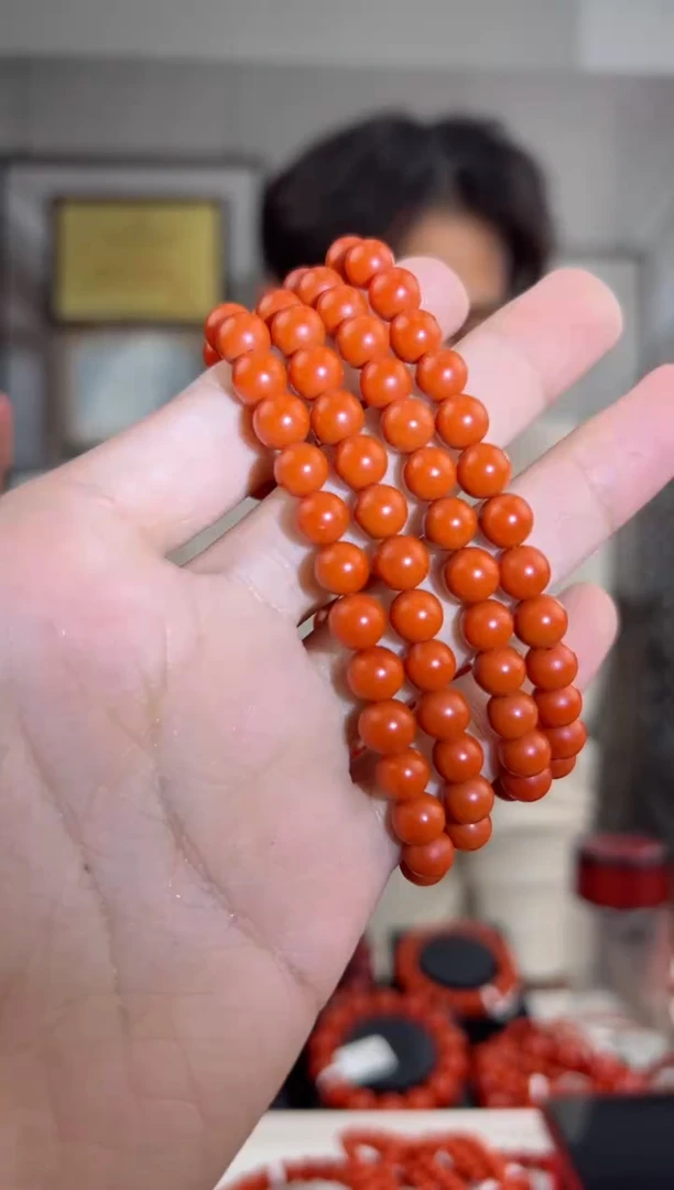 【闪购商品】南红玛瑙多圈未镶嵌7mm@T06717@