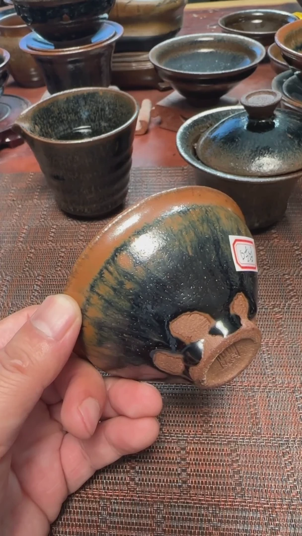 【闪购商品】茶盏通天龙窑柴烧建盏