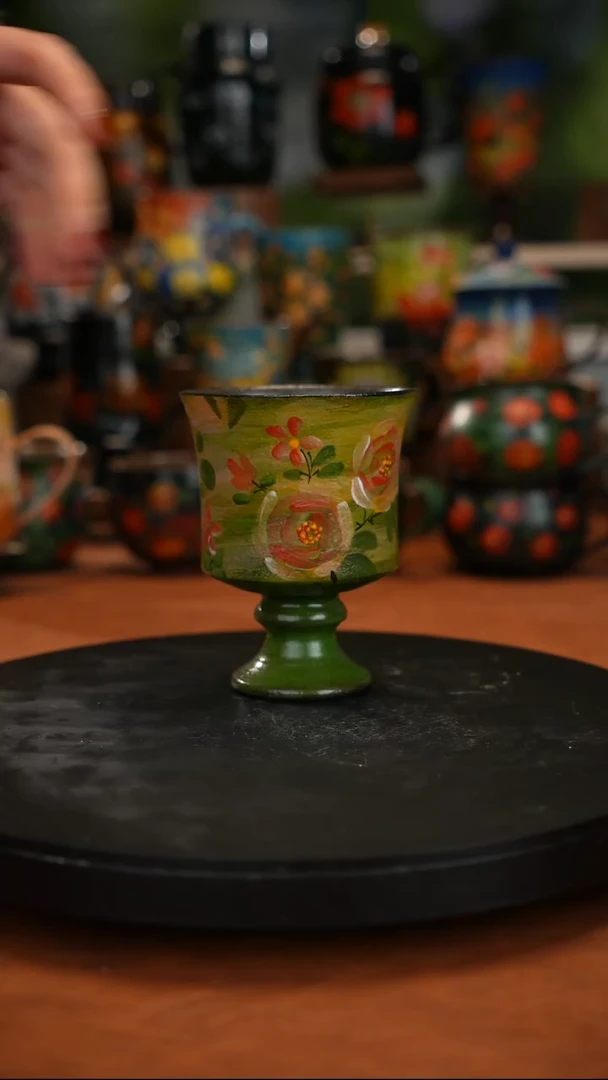 紫砂油画手绘釉下彩