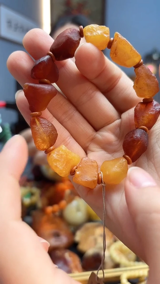 手串琥珀未镶嵌手串