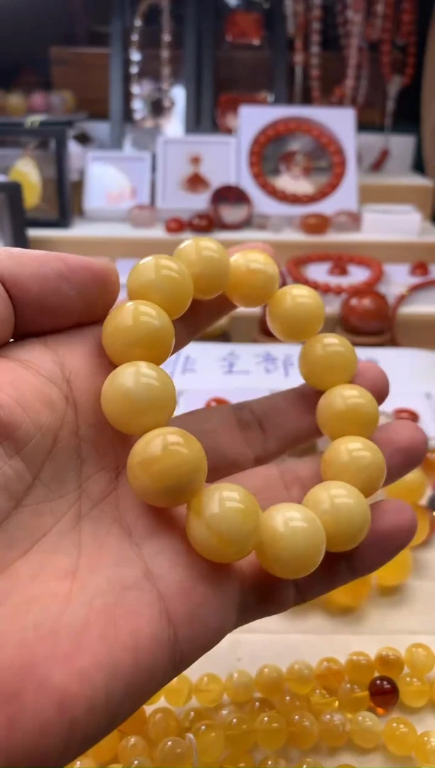 手链蜜蜡未镶嵌蜜蜡