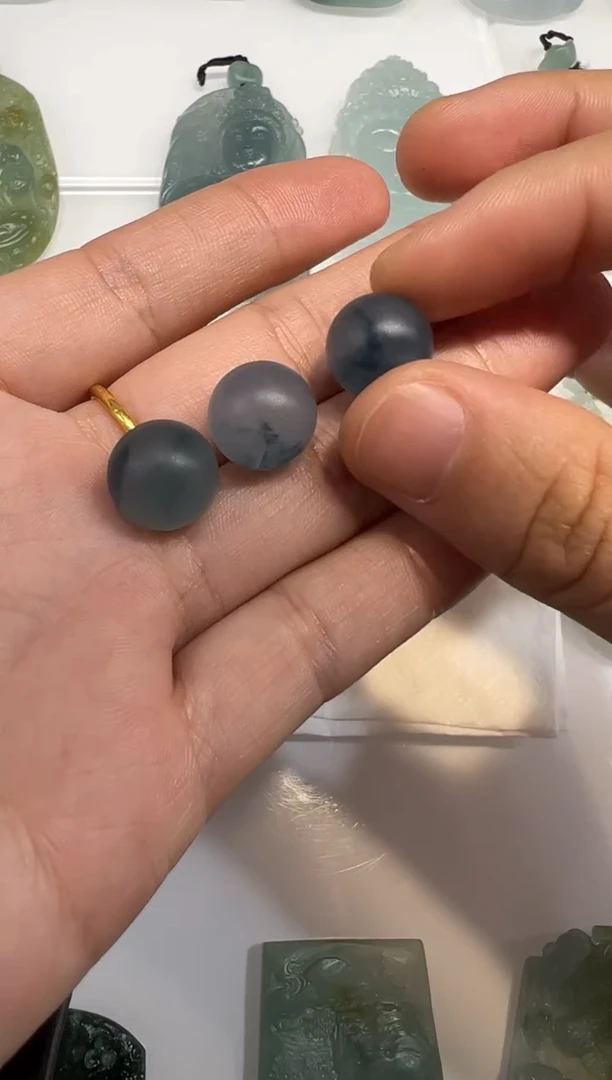 未镶嵌定制翡翠珠子