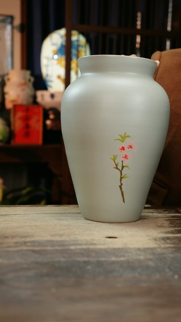 【闪购商品】瓷片景德镇纯手工釉下彩精品花瓶