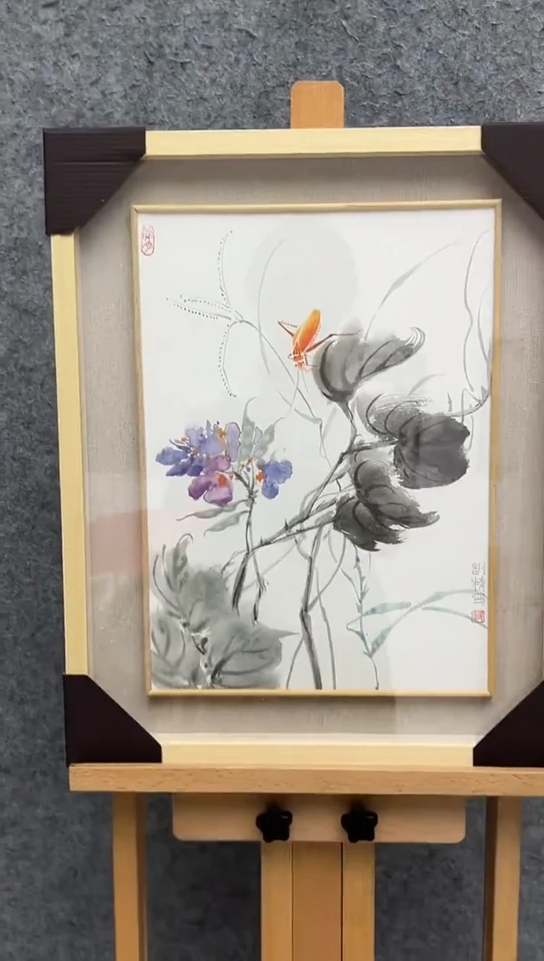 国画邹训精-1平尺-国画作品
