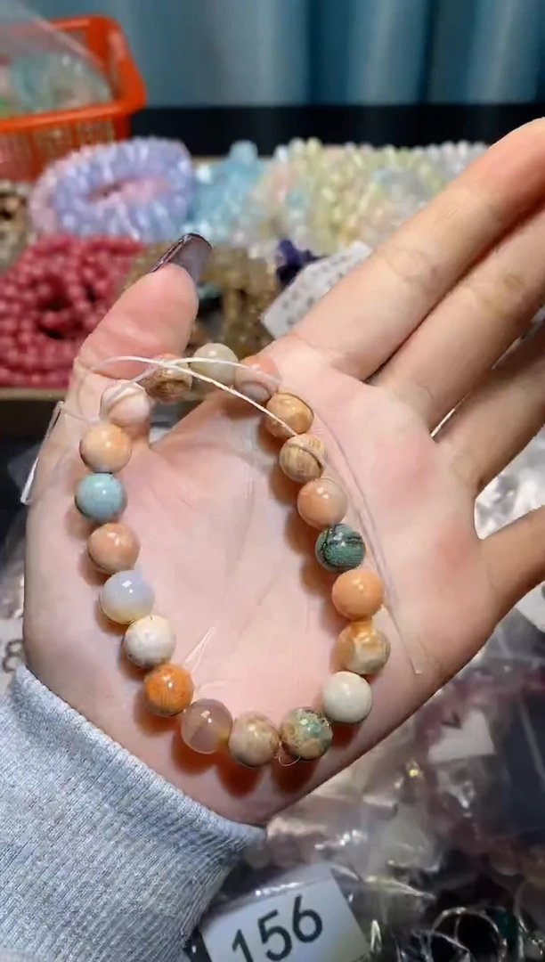 【闪购商品】水晶手串未镶嵌珊瑚玉161编码