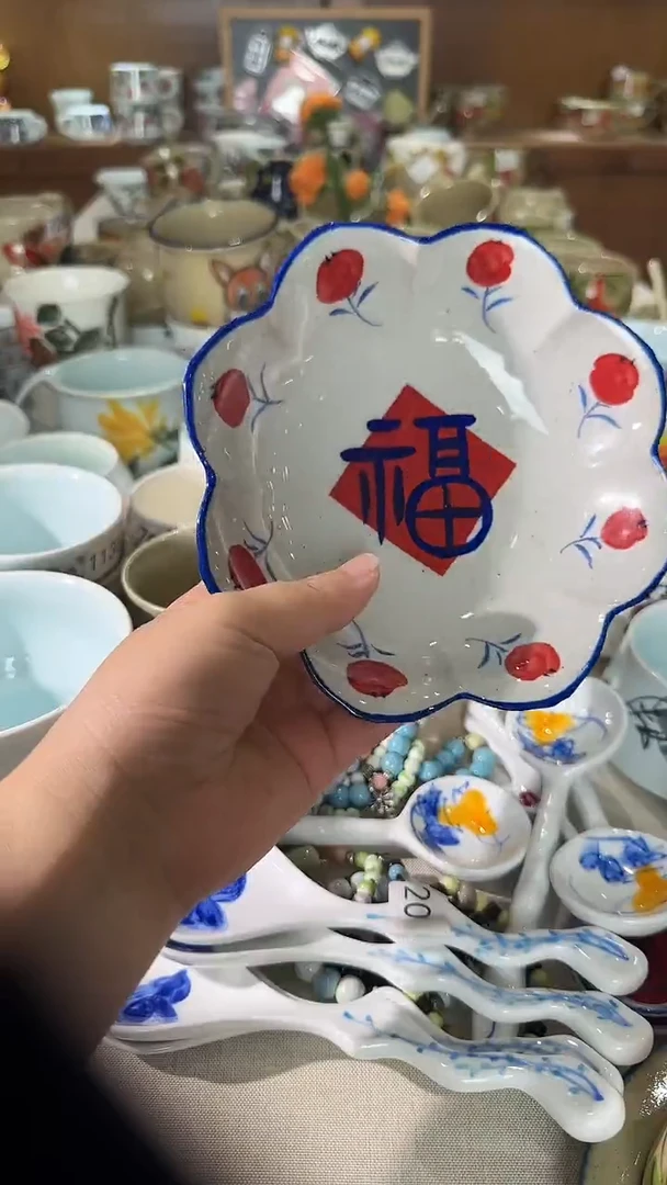 碟景德镇手工陶瓷碟2120