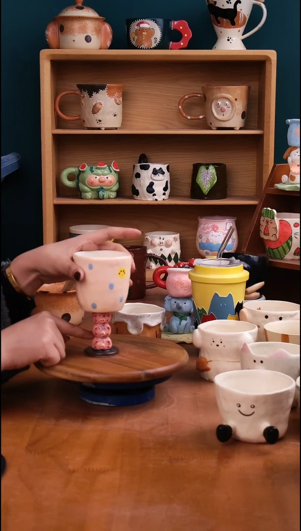 摆件陶景德镇原创手工陶瓷