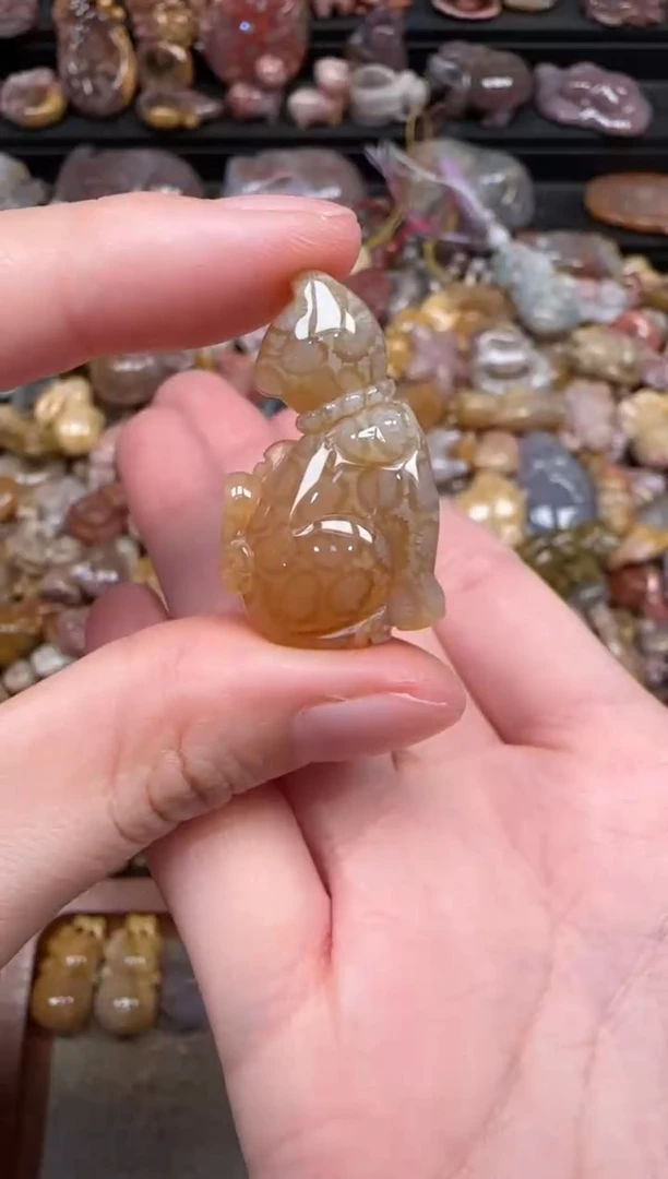 颈饰未镶嵌硅化珊瑚（珊瑚玉）124