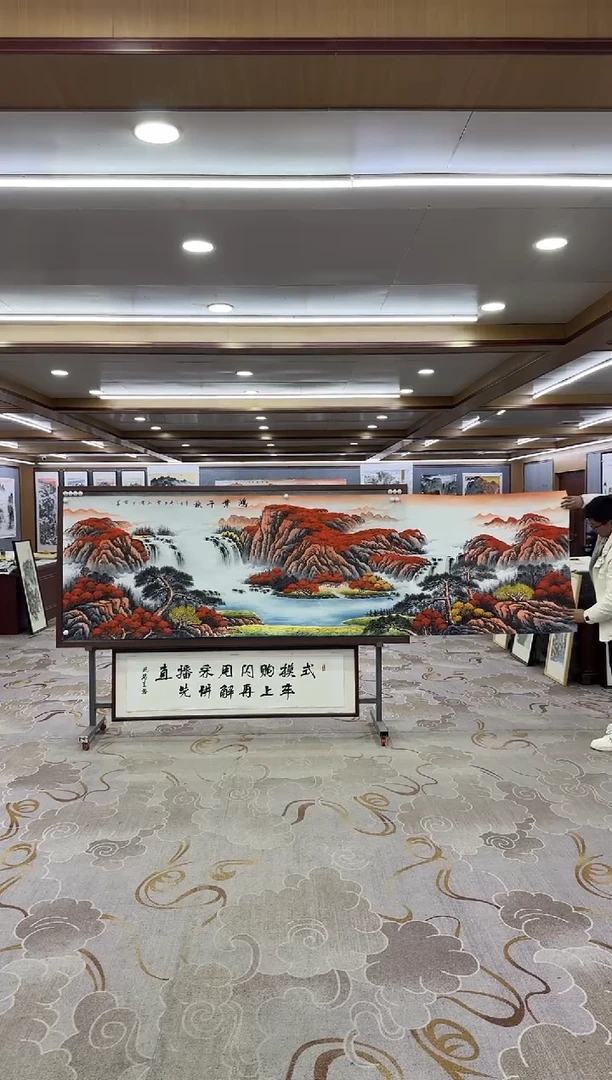 【闪购商品】绘画1刘雪红-小丈二-山水国画