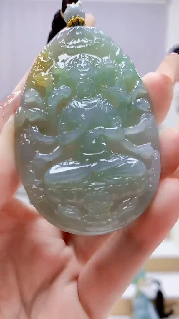 未镶嵌定制翡翠4898jw-毛货挂件176