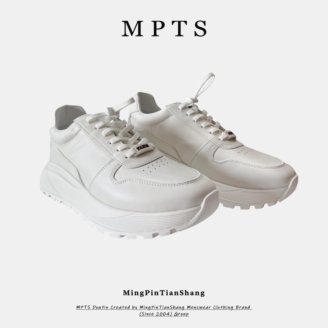 【百搭白鞋】铭品添尚2025春季新款男士休闲百搭小白鞋#8117-A6