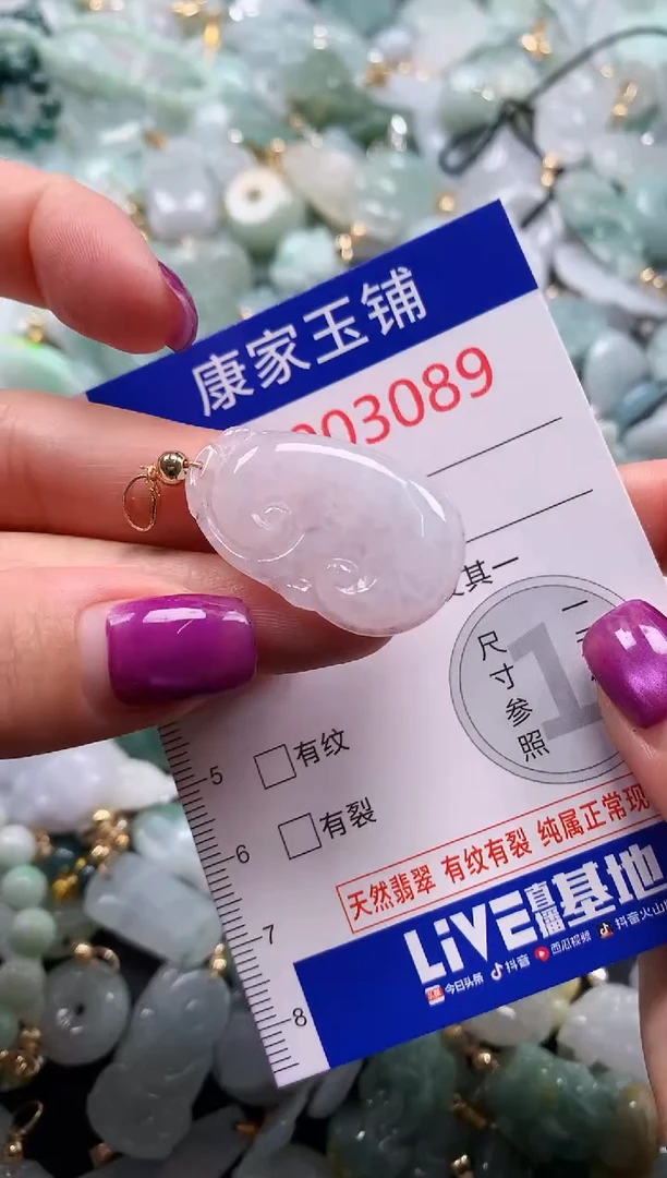 颈饰未镶嵌翡翠3089