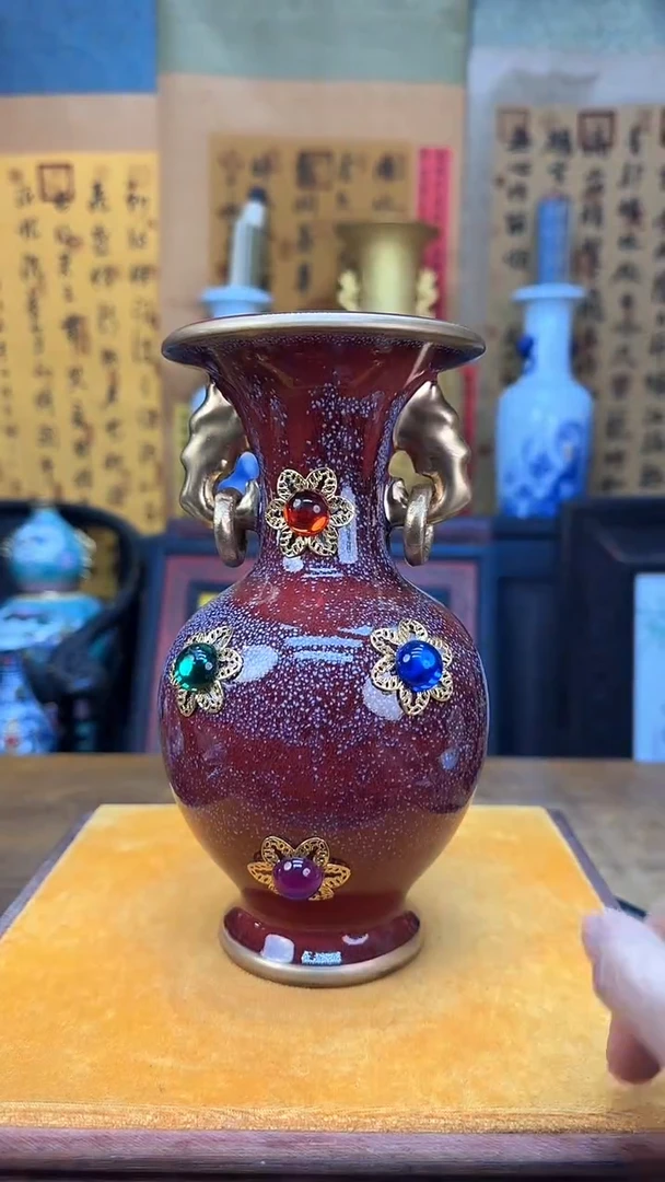 【闪购商品】瓶景德镇陶瓷满天星花瓶