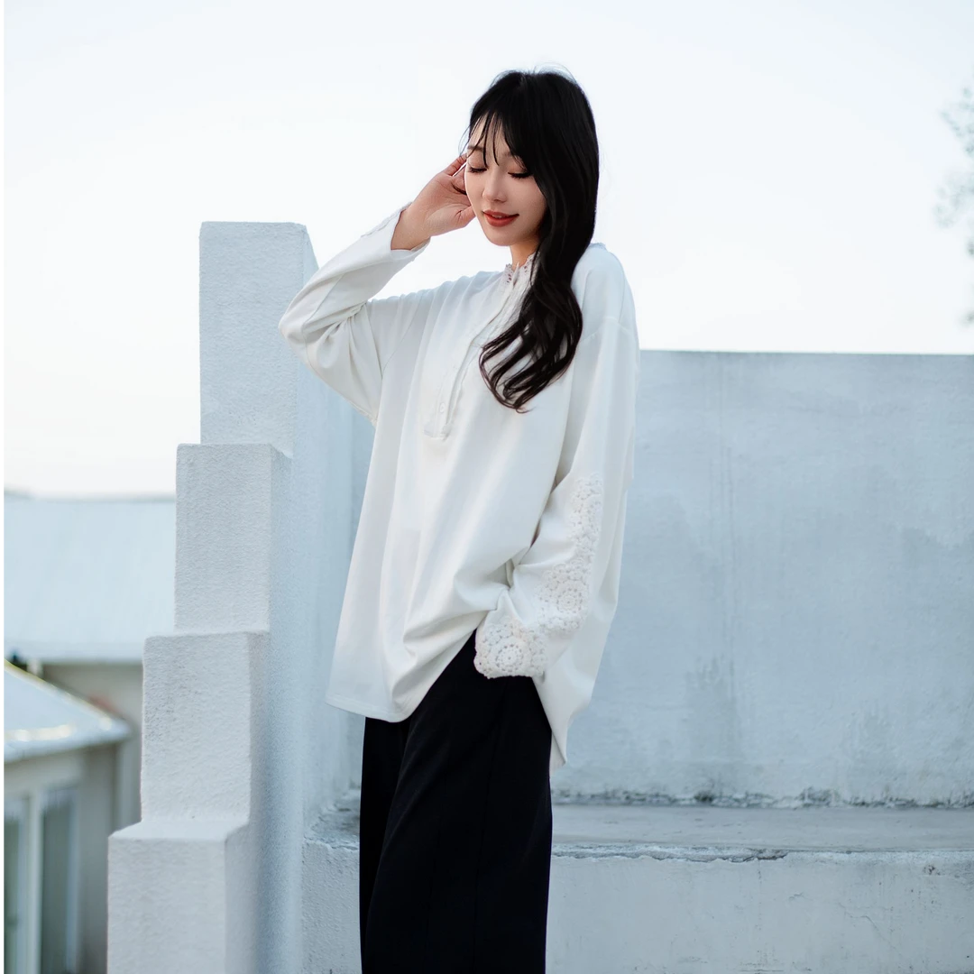 黑色长袖毛针织衫厚款打底毛衫毛衣时尚秋冬连帽女装百搭圆领