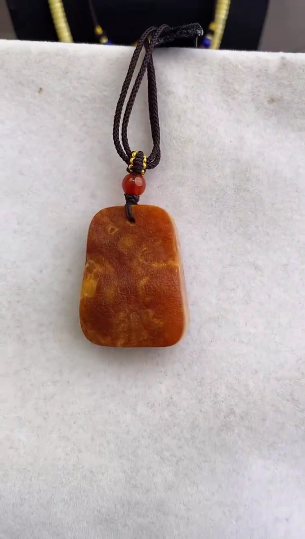 未镶嵌琥珀裸石10607122-吊坠