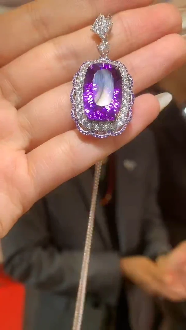 颈饰银S925镶嵌水晶【宝石世家严选】