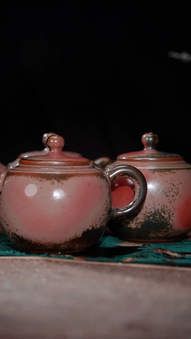 227-3一粒珠壶（陈俊才 炉钧釉）窑变随机