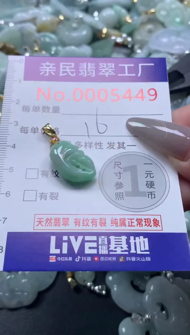 颈饰未镶嵌翡翠5449