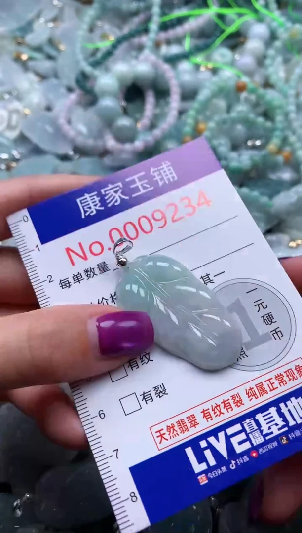 颈饰未镶嵌翡翠9234