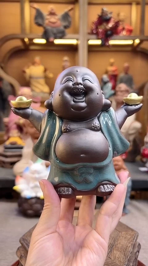 紫砂茶宠器闵茶宠摆件