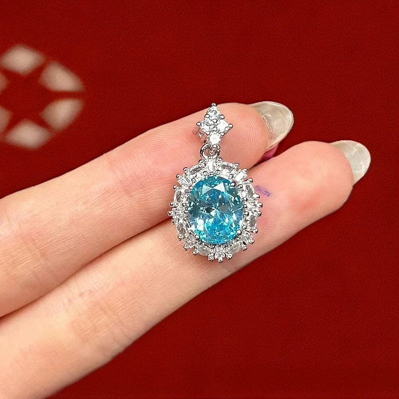 意大利GD-奢华气质轻奢梦幻彩色吊坠752