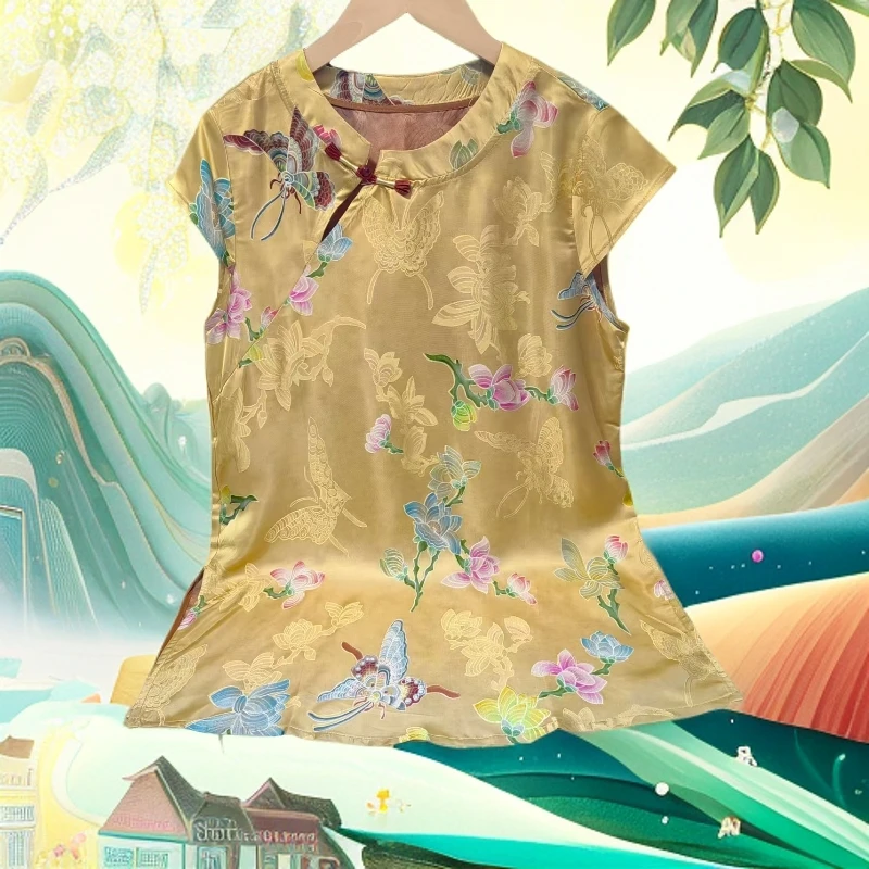 122新中式网红爆款新款经典中长款上衣