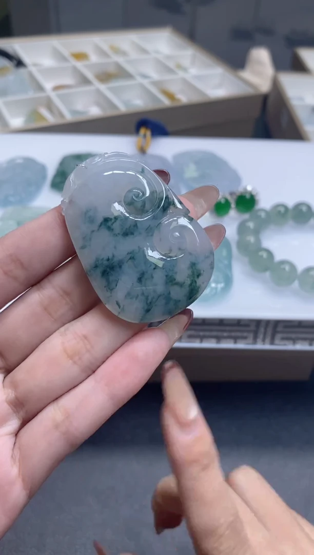 颈饰未镶嵌翡翠a34