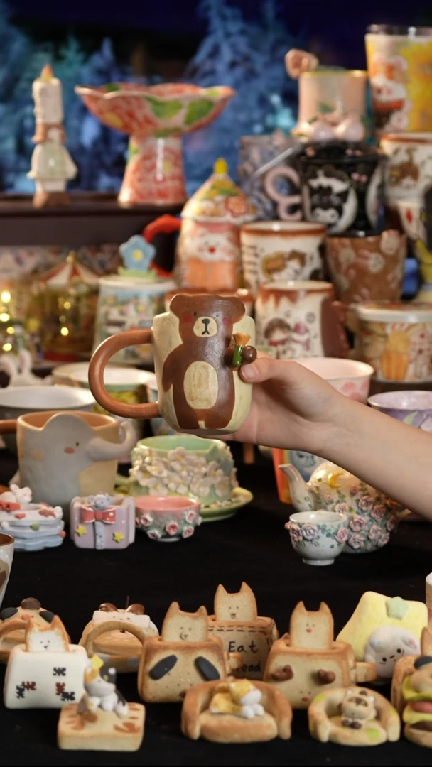 其他陶景德镇釉下彩手绘设计师款陶瓷