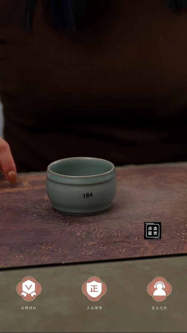 瓷片184鼓腹杯国非遗大师王君子
