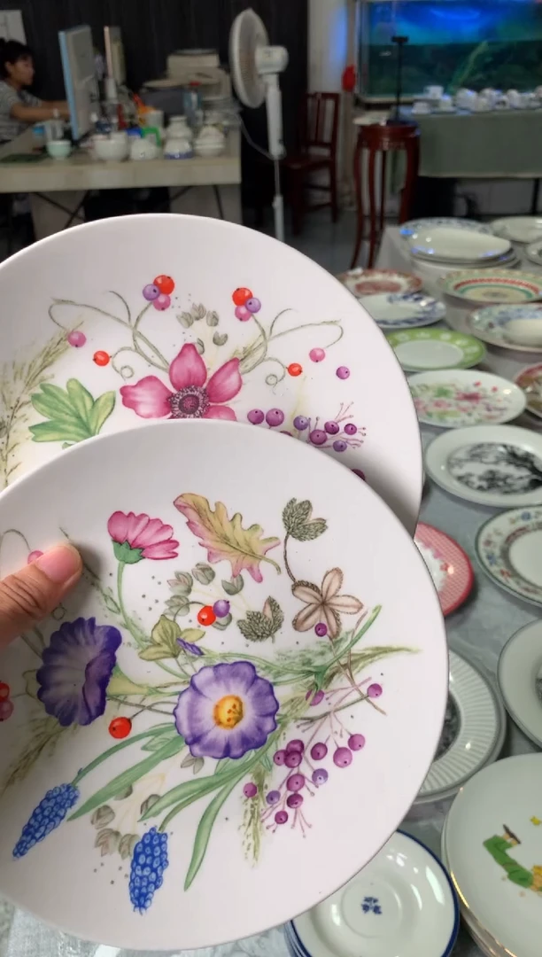 瓷陶瓷原单CC106餐具2个
