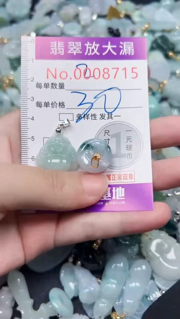 颈饰未镶嵌翡翠8715