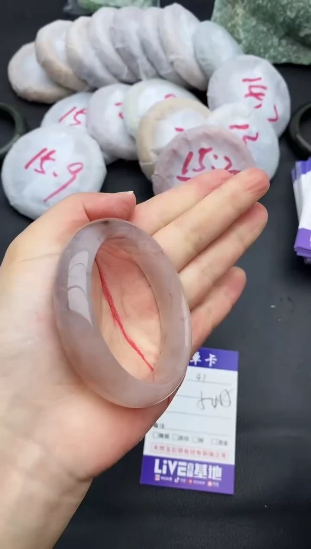 未镶嵌手镯石英质玉41+54/55