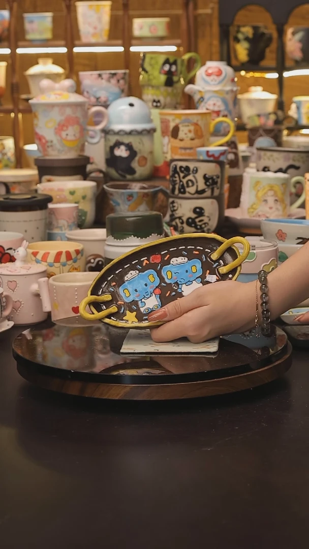 景德镇釉下彩绘设计师款式陶瓷