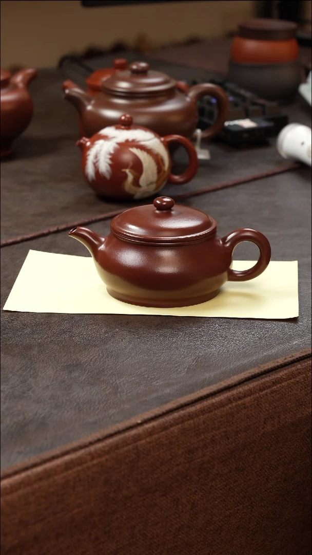 茶壶紫砂壶·30紫朱泥明炉200cc