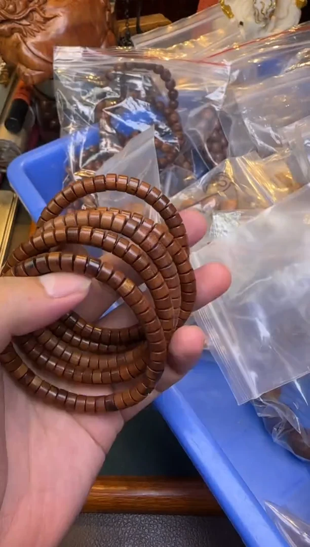 枣木手串/手链雷击枣木雷痕药片珠多样性发其一