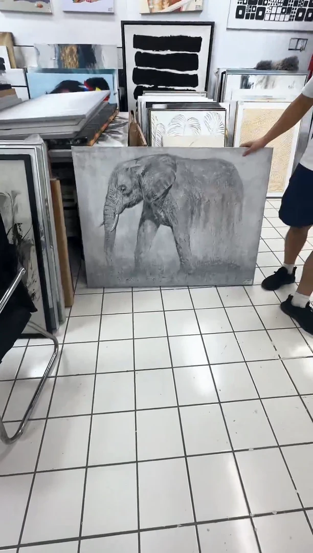 168现代装饰画油画90cm*120cm
