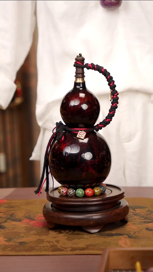 218易林高端工艺大漆酒葫芦--488
