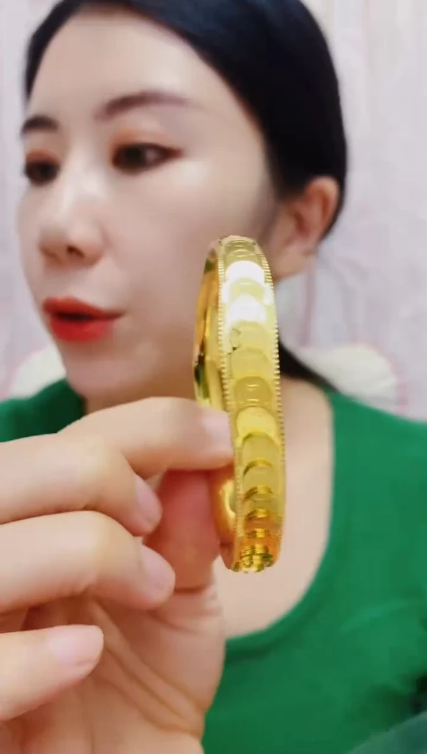 合金无065铜钱手镯58