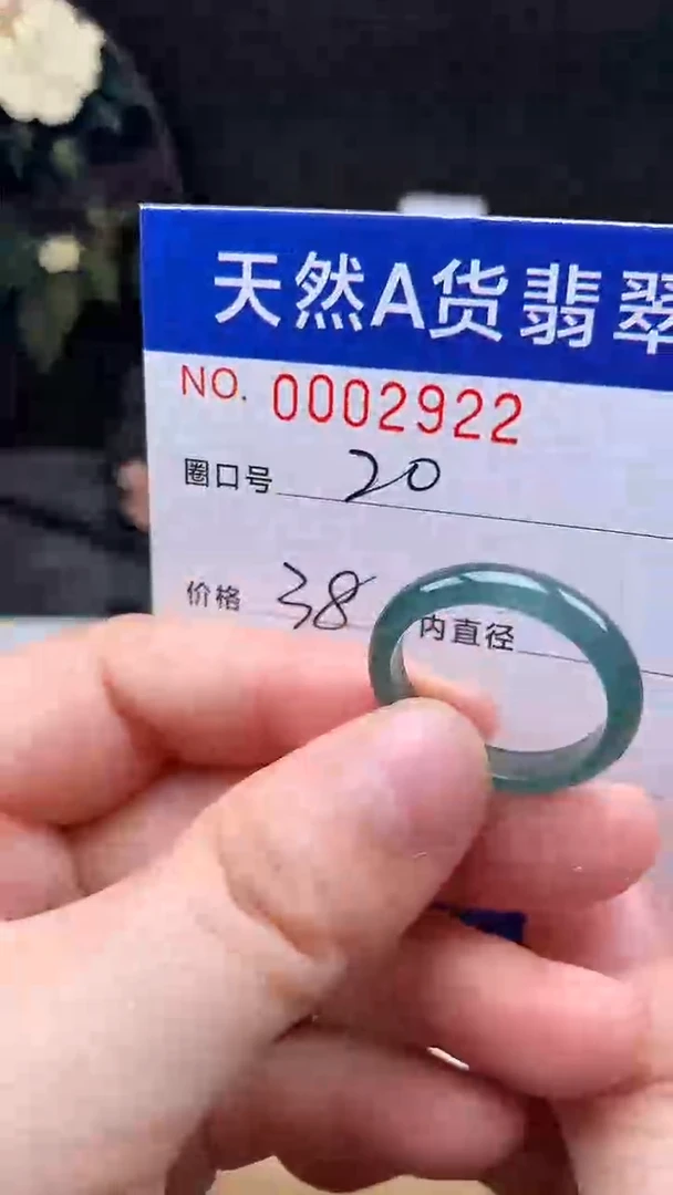 未镶嵌戒指翡翠20#