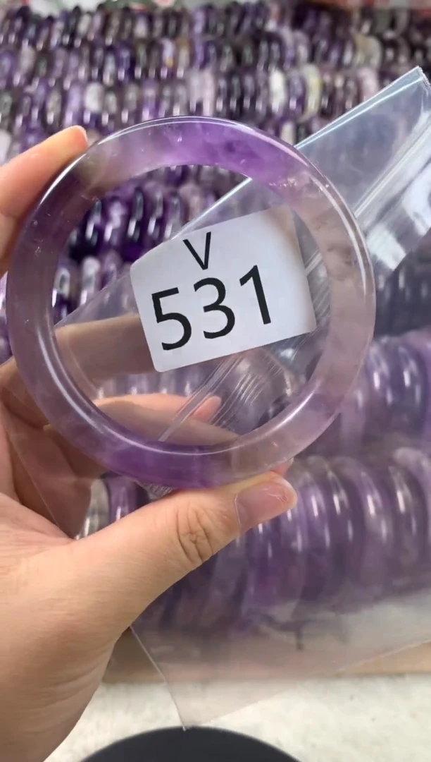 【闪购商品】水晶水晶手镯V未镶嵌531-63