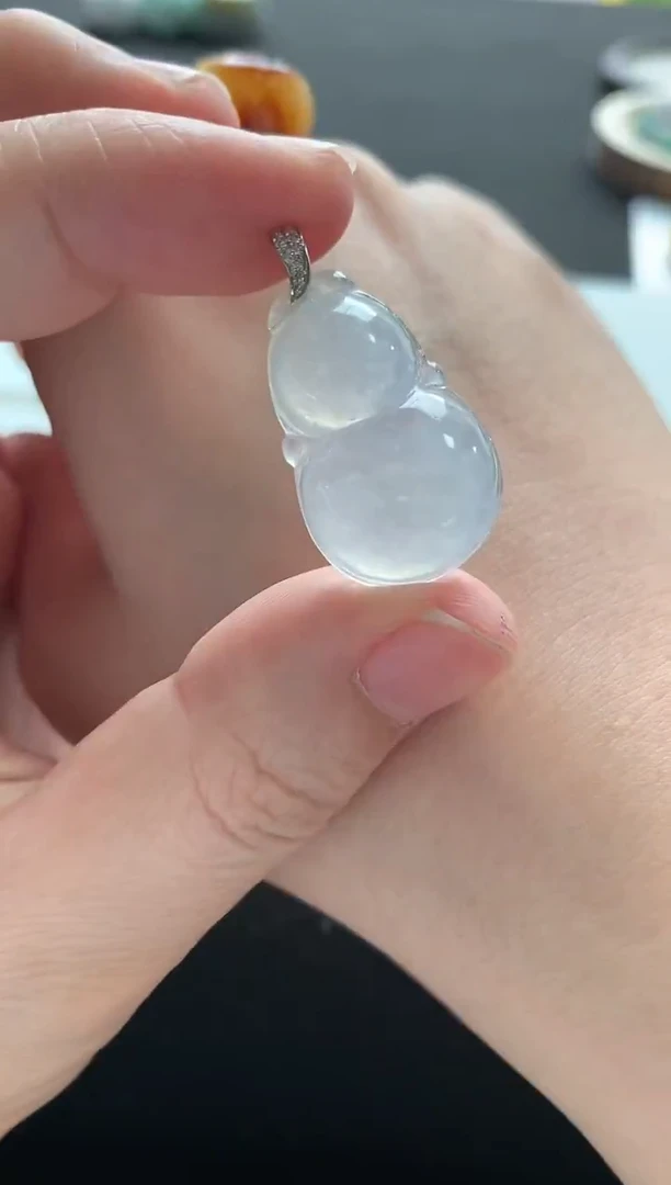 未镶嵌挂件翡翠葫芦F724